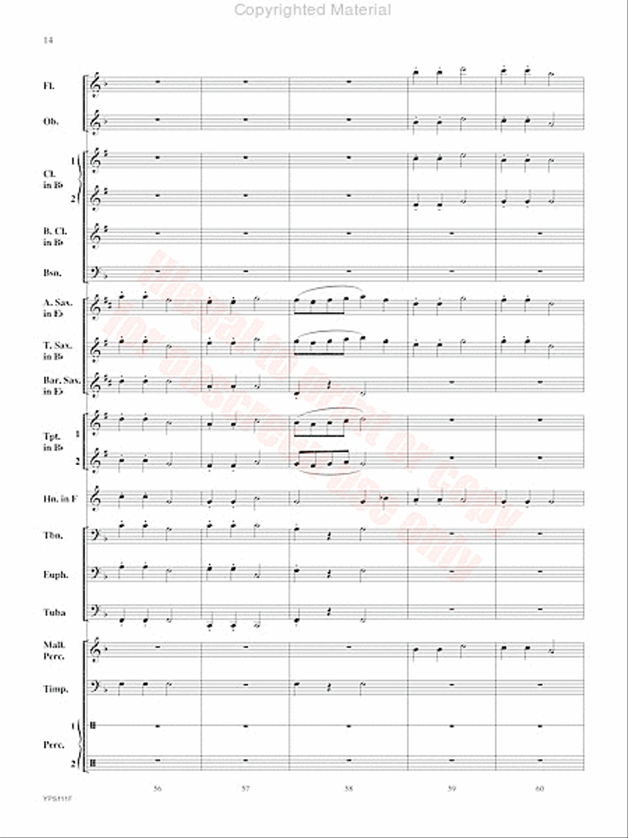Swingin' Santa Concert Band scores gallery preview page 15
