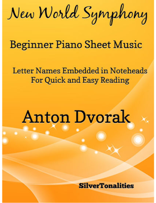 Book cover for New World Symphony Beginner Piano Sheet Music