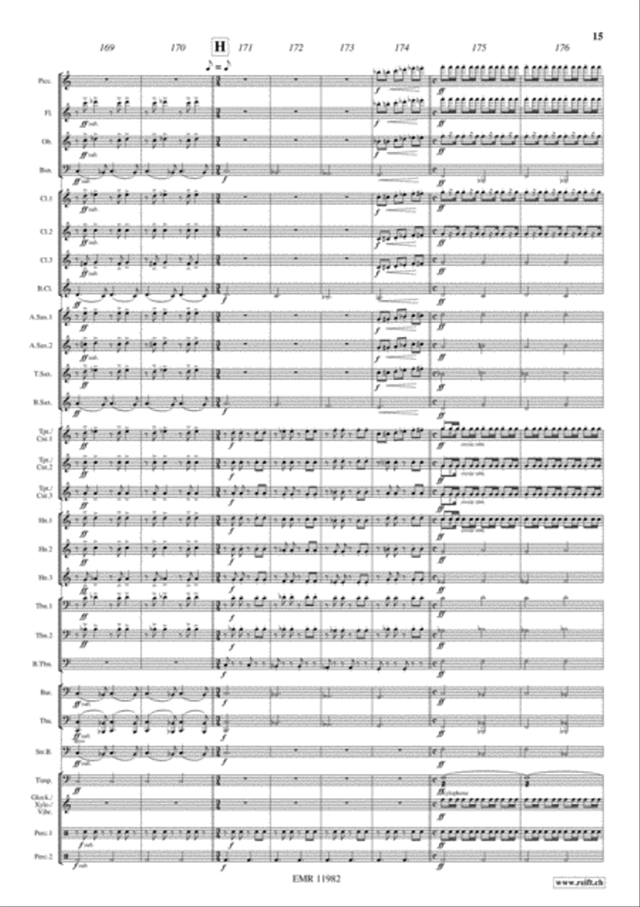 Spartacus Concert Band scores gallery preview page 16