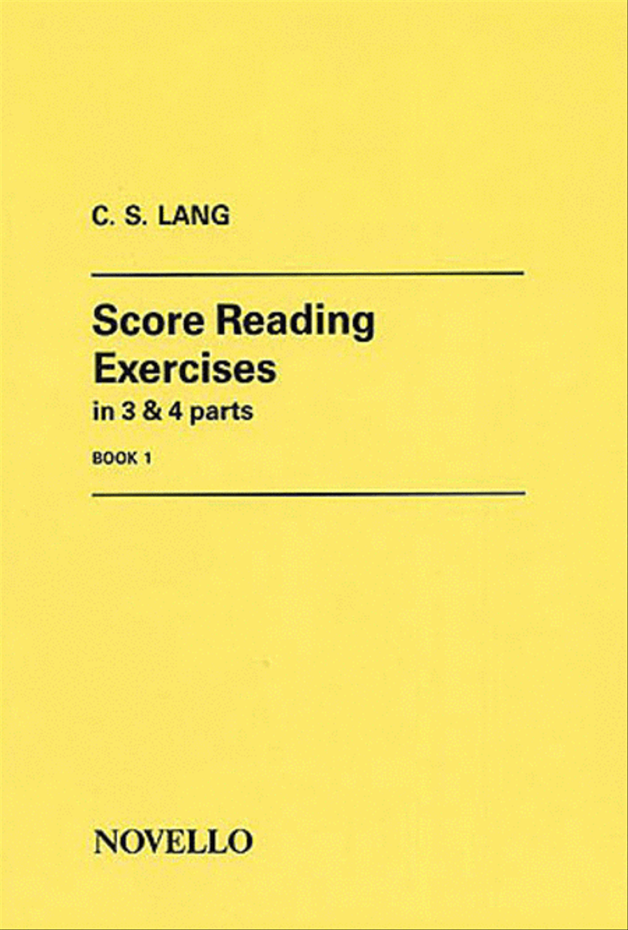 Score Reading Exercises – Book 1 Organ scores gallery preview page 1