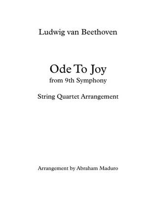 Book cover for Beethoven´s Ode To Joy String Quartet