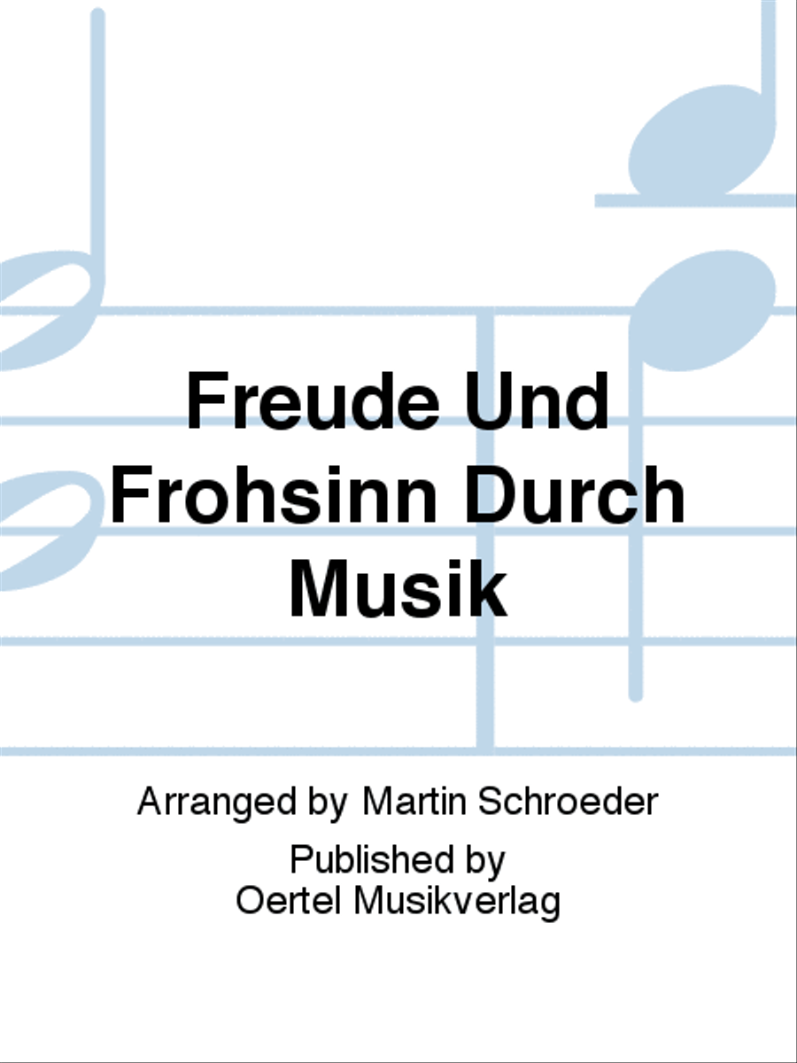 Freude und Frohsinn durch Musik Concert Band scores gallery preview page 1