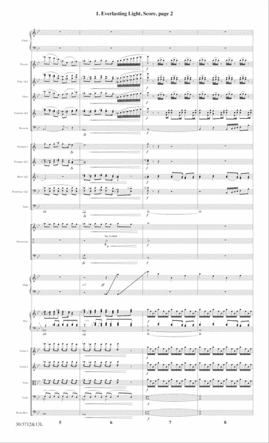 Everlasting Light - Full Score (Digital Download) Choir scores gallery preview page 4