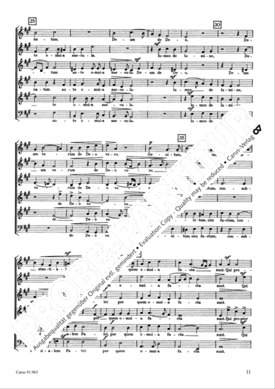 Missa Ecce nunc benedicite Choir scores gallery preview page 14