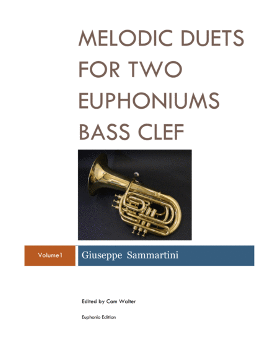 Melodic Duets for Two Euphoniums Brass Duet scores gallery preview page 1