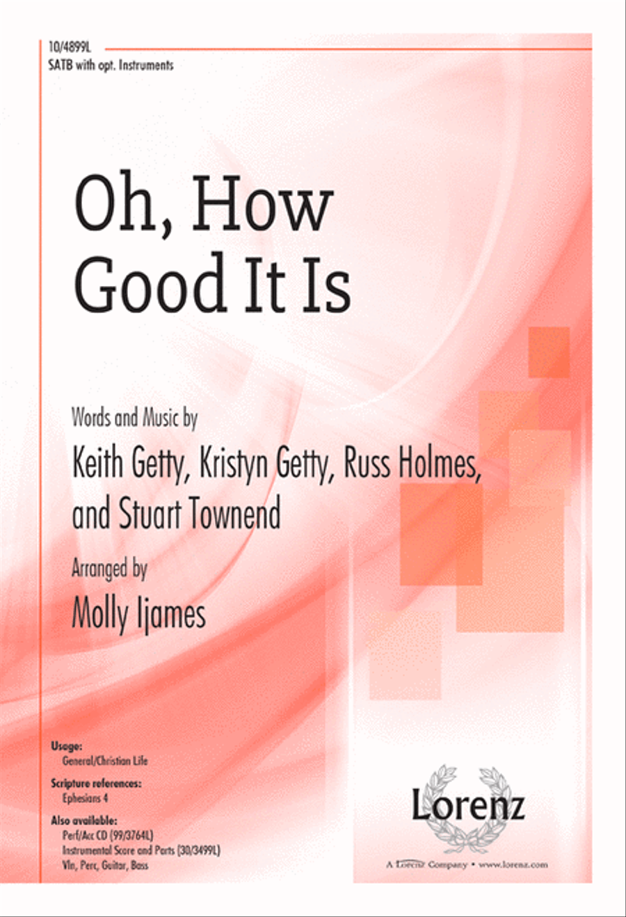 Oh, How Good It Is Oh, How Good It Is 4-Part scores gallery preview page 1