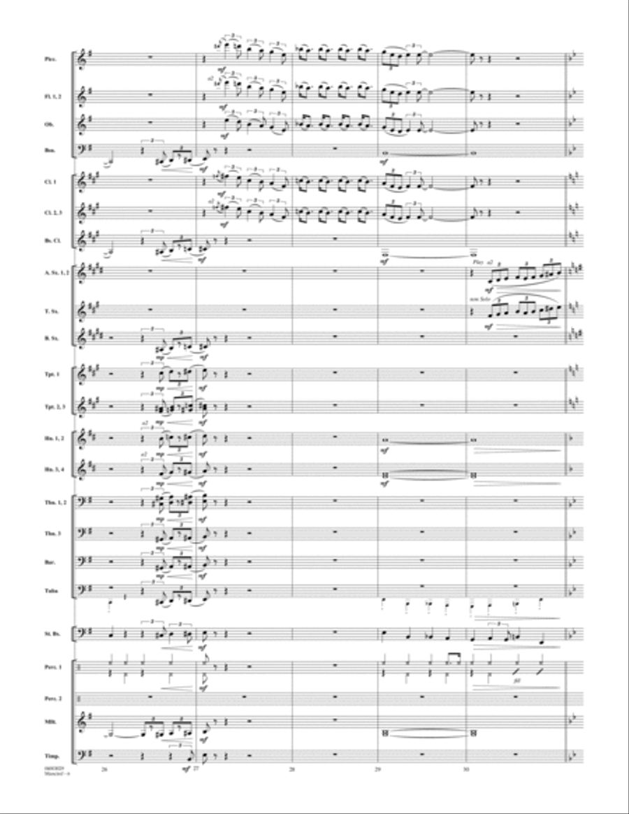 Mancini! - Full Score Mancini! - Full Score Concert Band scores gallery preview page 6