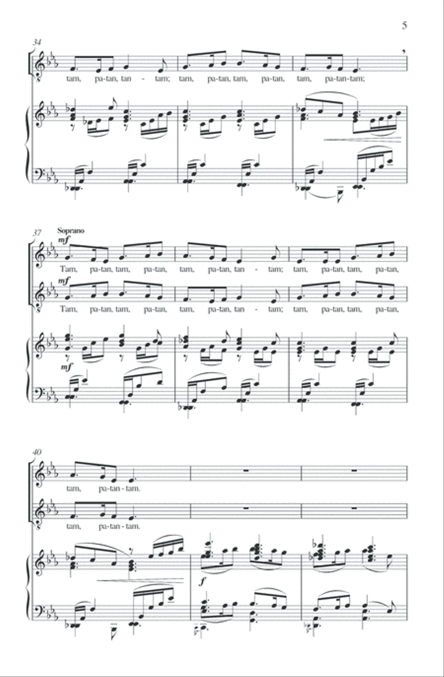 What shall we give? What shall we give? 4-Part scores gallery preview page 5