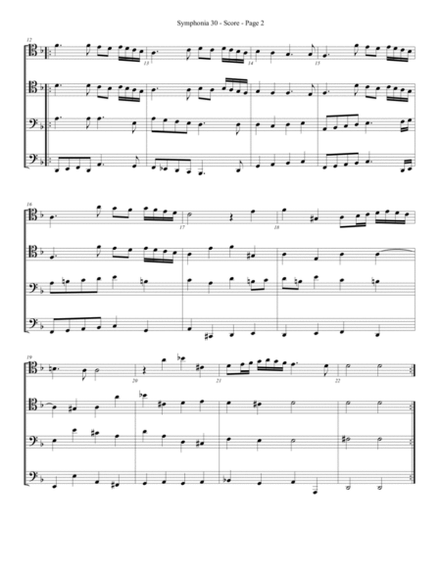 Symphonia No. 30 for Trombone or Low Brass Quartet image number null