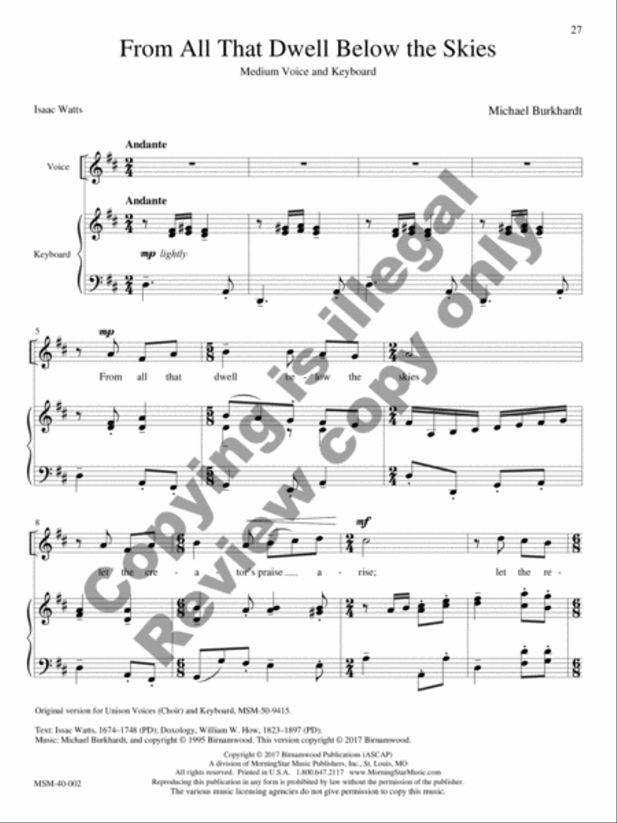 Seasons and Celebrations (Winter) Medium Voice scores gallery preview page 53