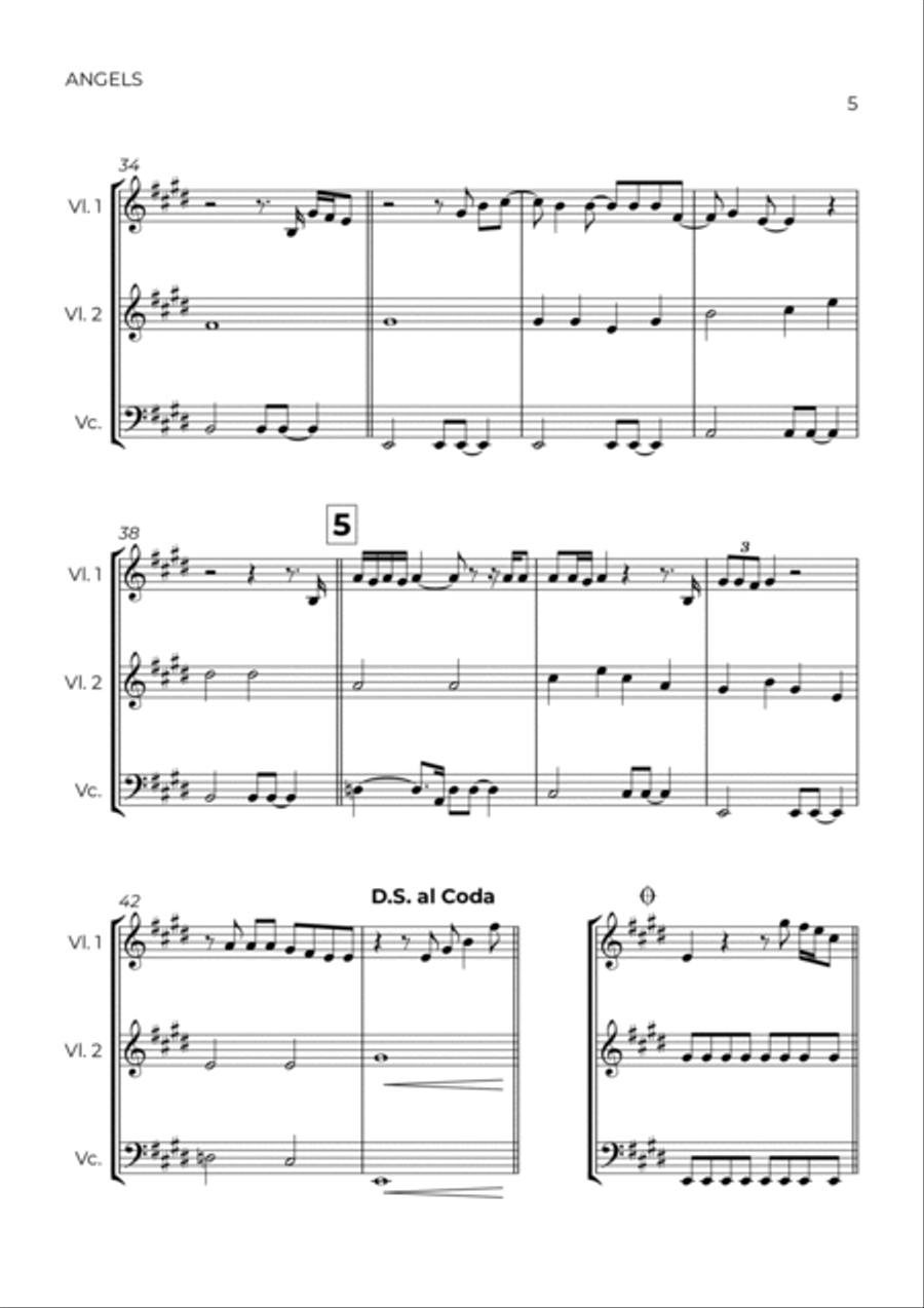 Angels String Trio scores gallery preview page 5