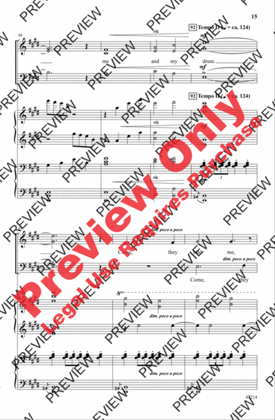 The Little Drummer Boy The Little Drummer Boy 3-Part scores gallery preview page 14