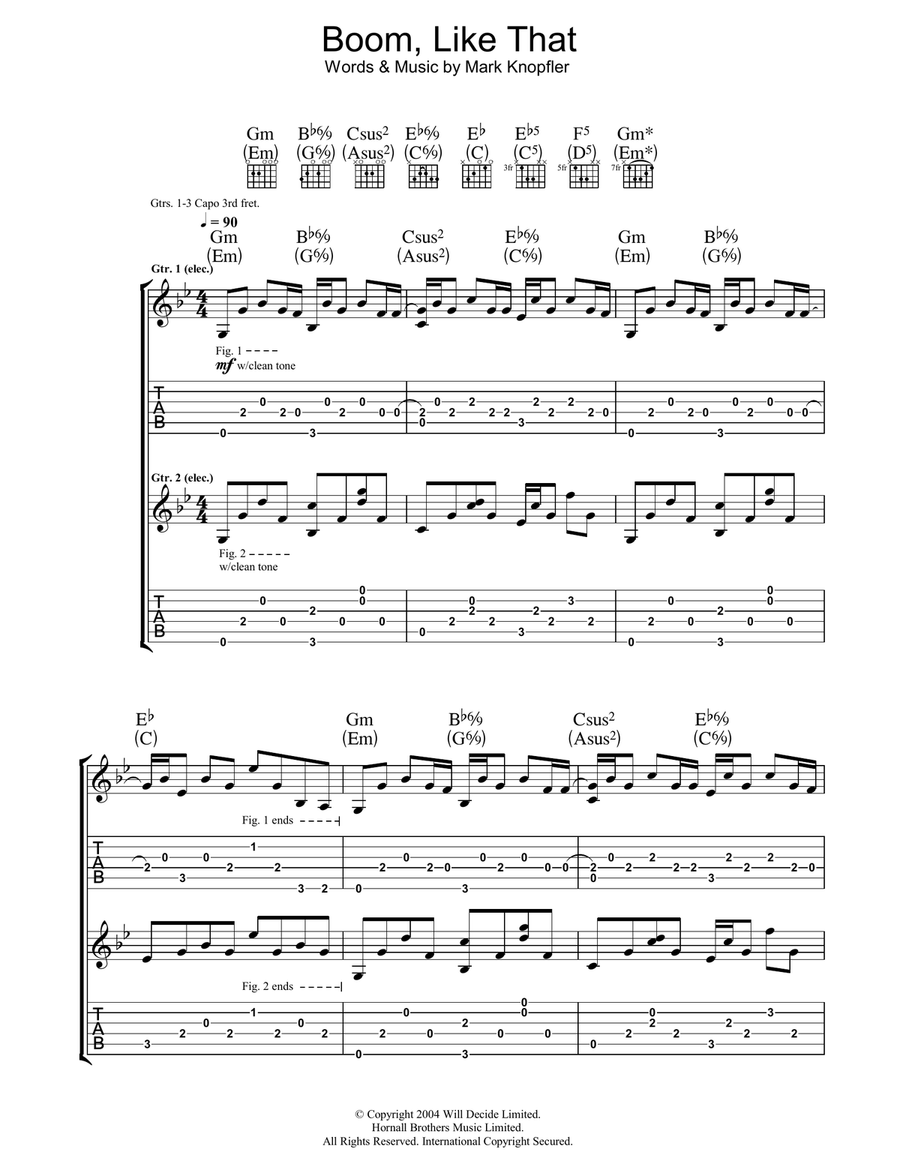 Boom, Like That Acoustic Guitar scores gallery preview page 1