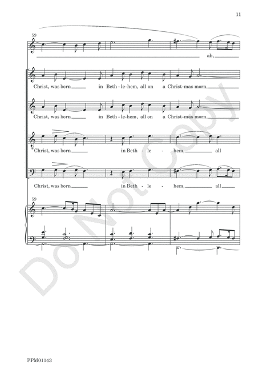 Gabriel's Message 4-Part scores gallery preview page 12