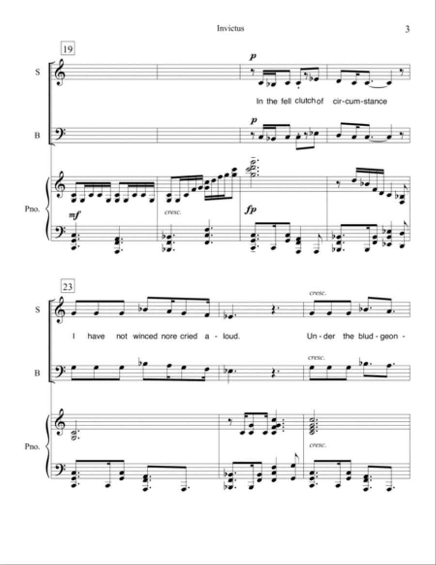 Invictus 4-Part scores gallery preview page 3