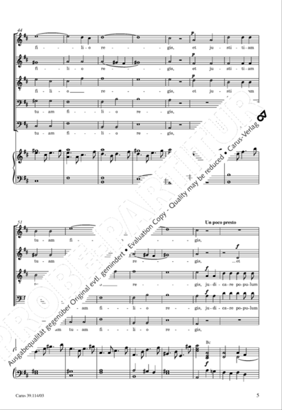 Deus, judicium tuum SSATB scores gallery preview page 6