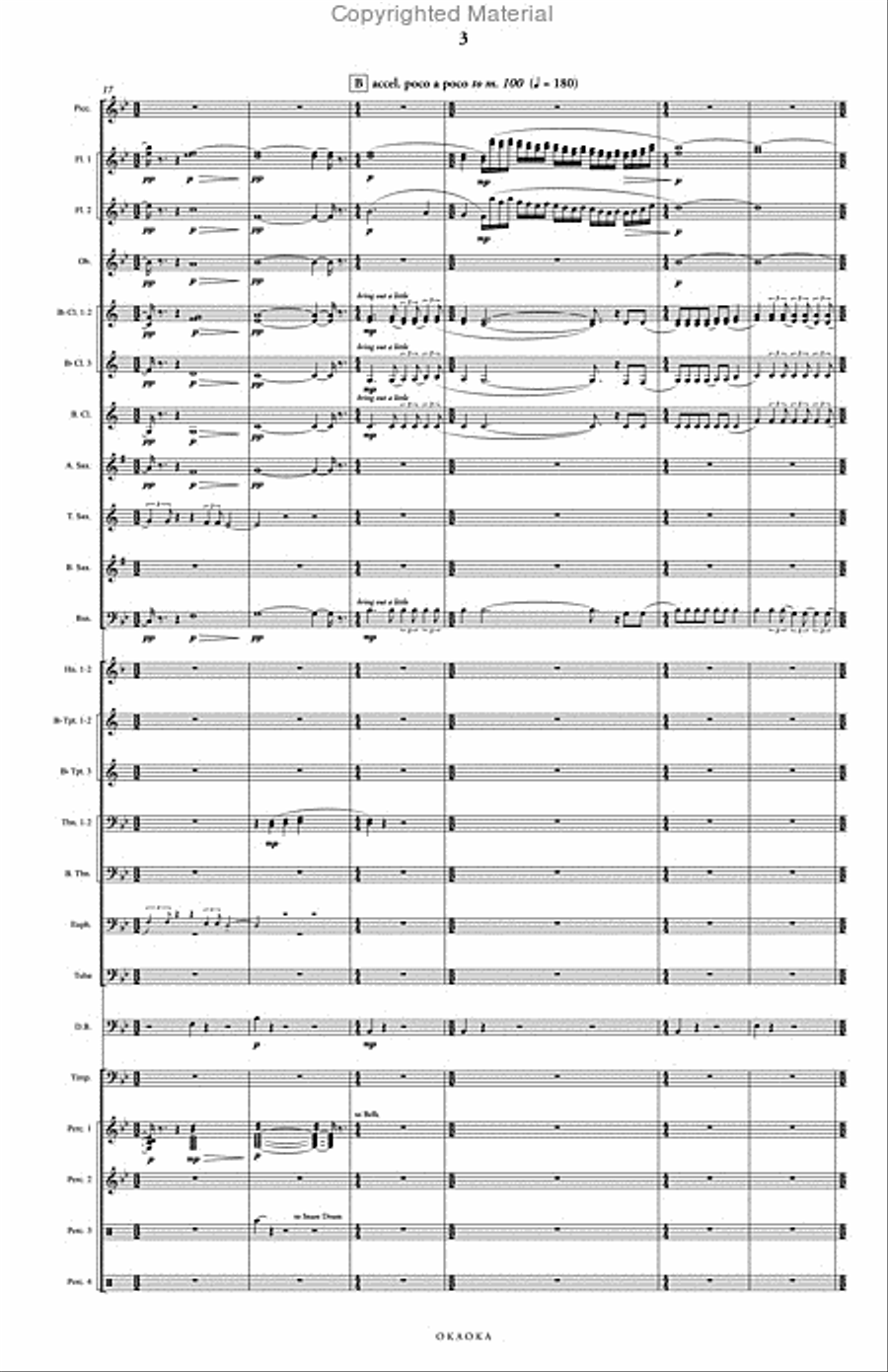 Okaoka Concert Band scores gallery preview page 4