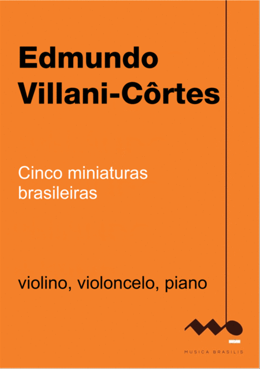 Cinco miniaturas brasileiras Piano Trio scores gallery preview page 1