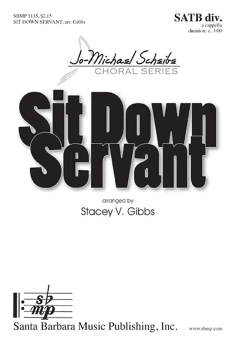 Sit Down Servant - SATB divisi Octavo Divisi scores gallery preview page 1