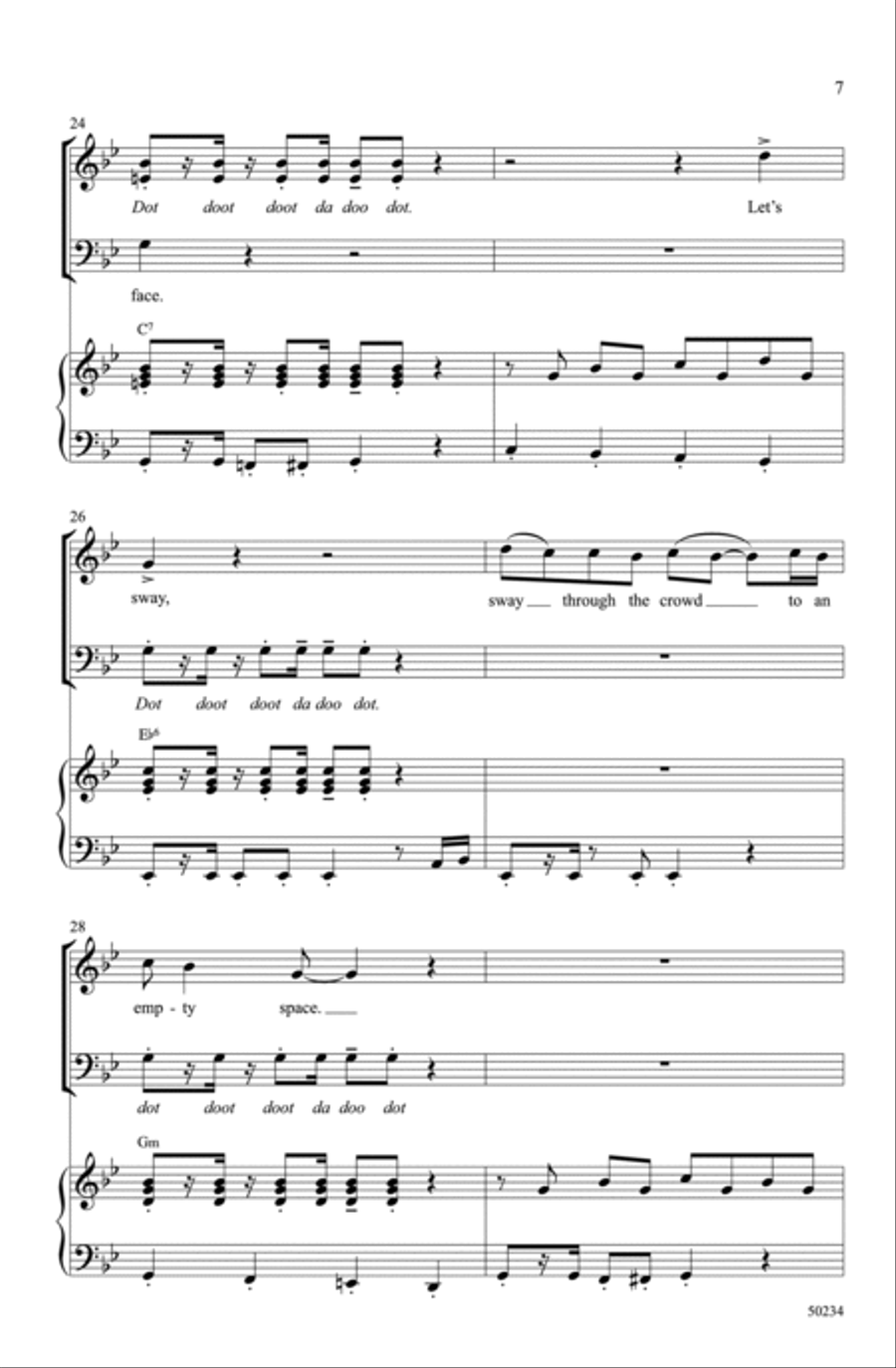 Let's Dance Let's Dance Choir scores gallery preview page 5