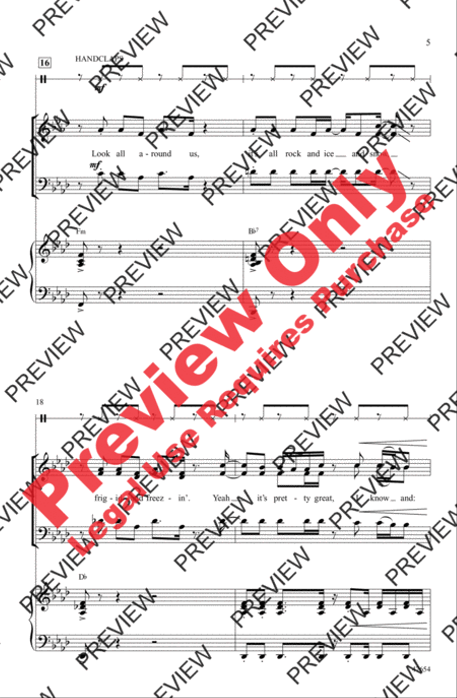 Perfection 4-Part scores gallery preview page 5