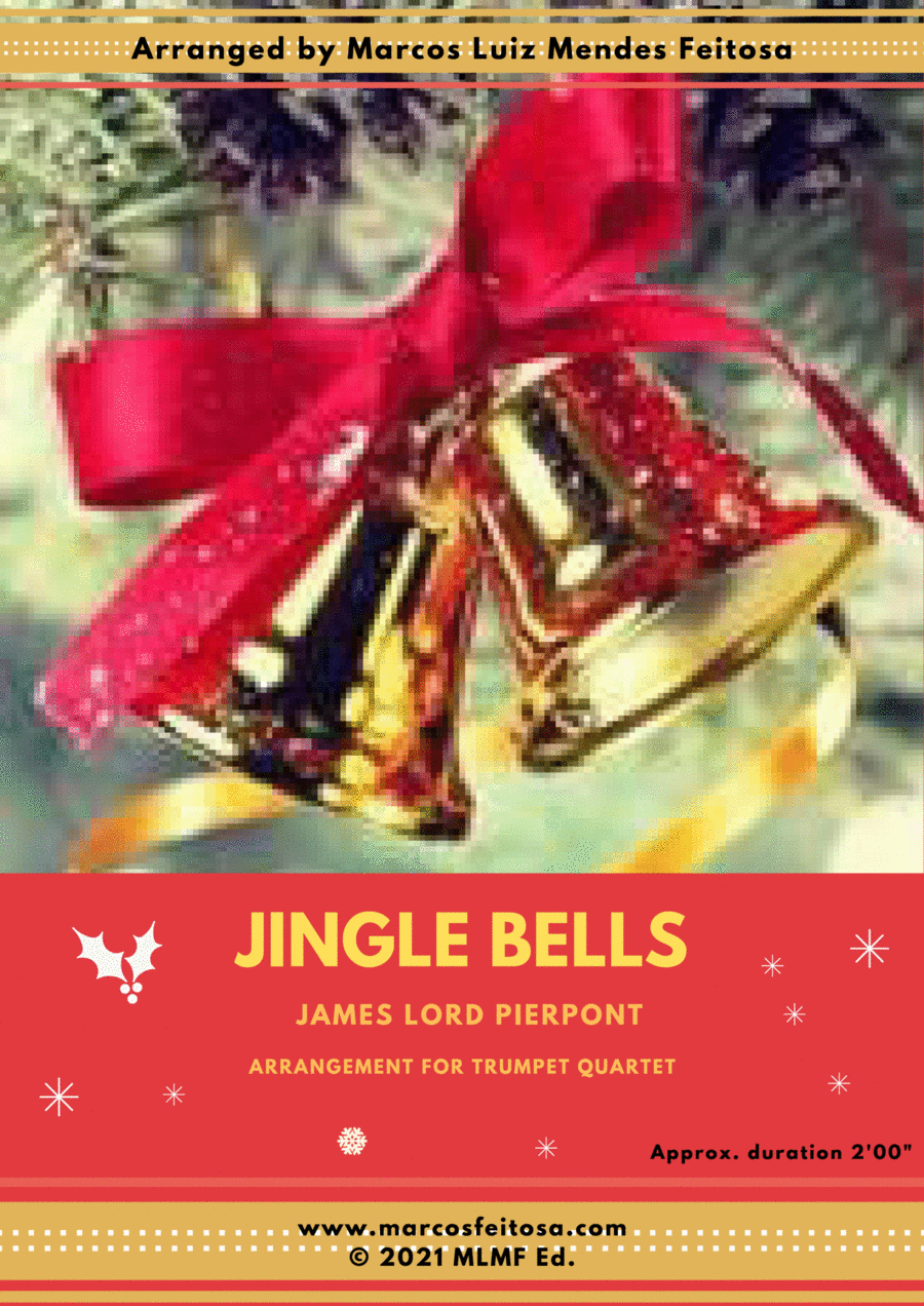 Jingle Bells - Trumpet Quartet Brass Ensemble scores gallery preview page 1