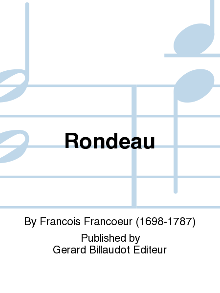 Rondeau by Francois Francoeur Trumpet Solo - Sheet Music