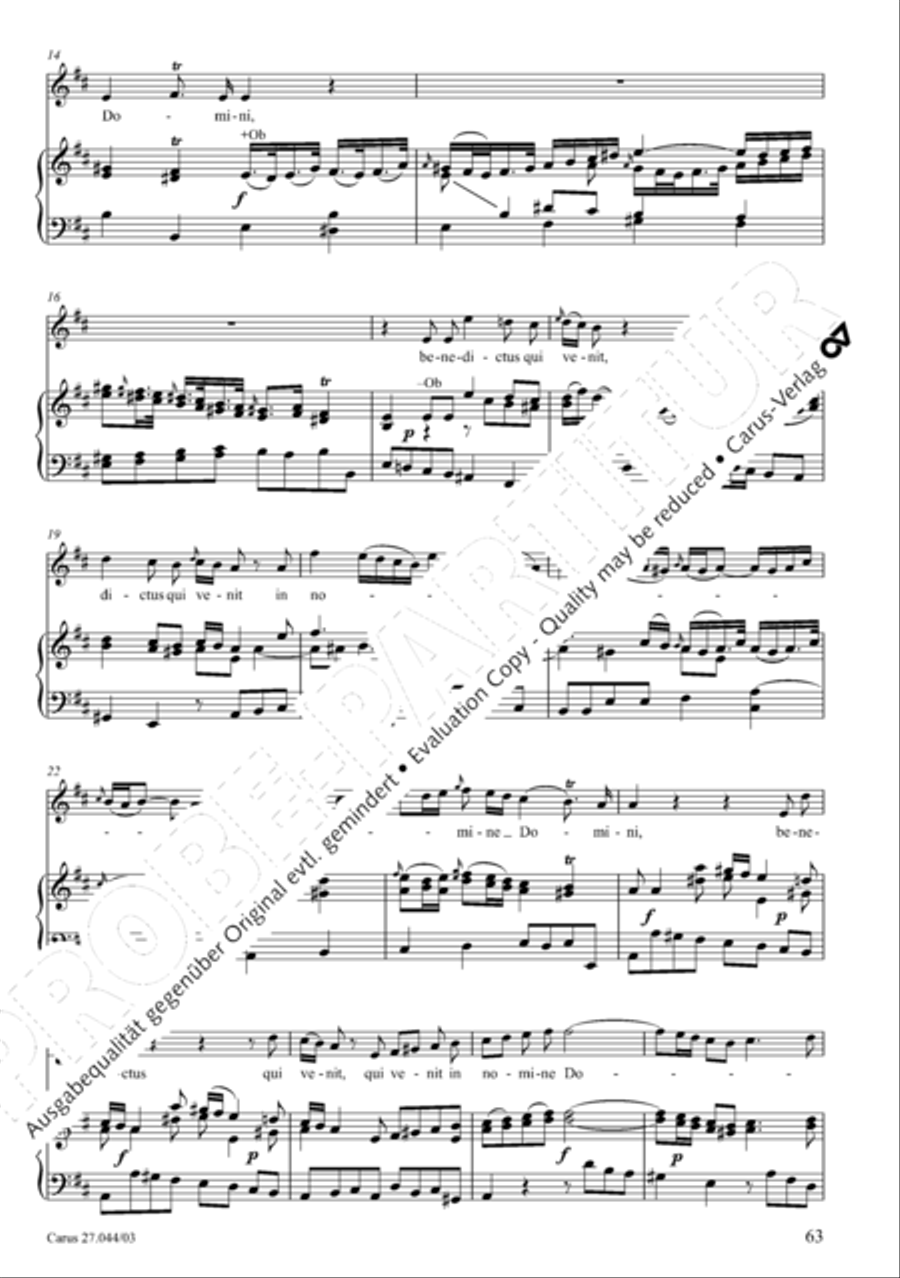 Messa per il Santissimo Natale 4-Part scores gallery preview page 64