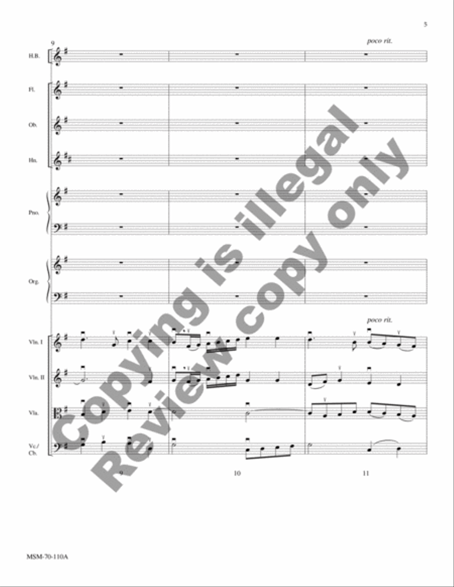 A Carol Suite (Chamber Orchestra Score) Choir scores gallery preview page 5