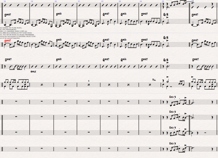 Just The Way You Are Jazz Ensemble scores gallery preview page 4