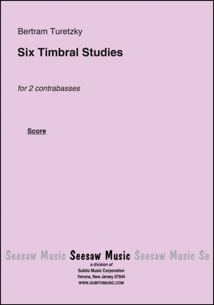 Six Timbral Studies
