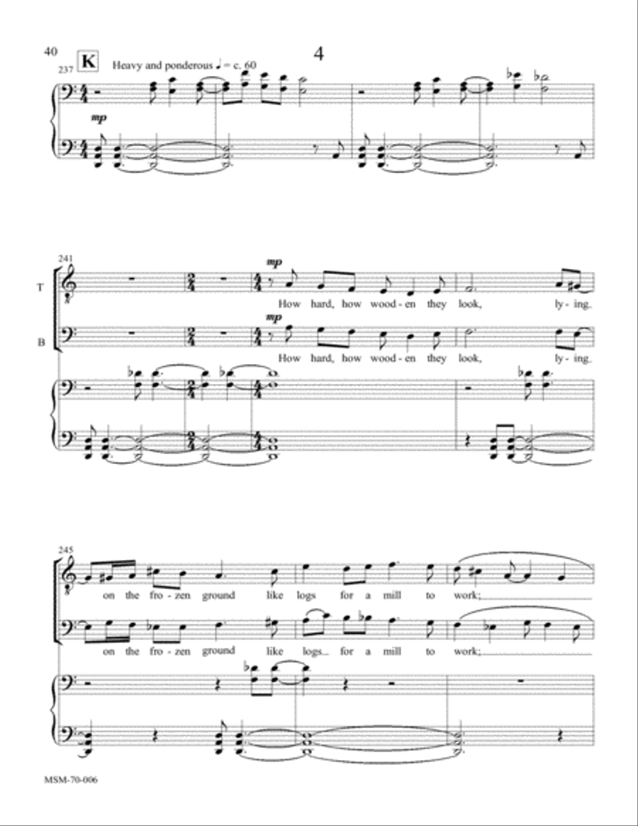 From Darkness to Light 4-Part scores gallery preview page 15