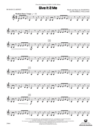 Give It 2 Me: B-flat Bass Clarinet