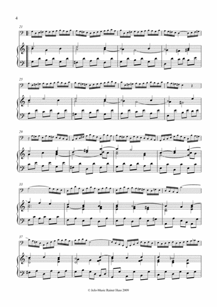 J.S.Bach Sonata in C, BWV 1033