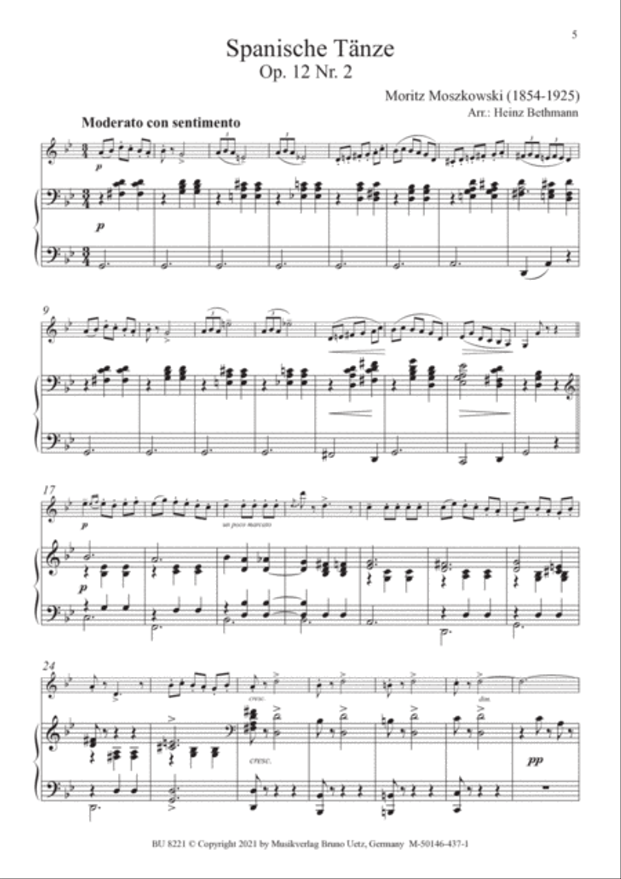 Spanish Dances Double Bass scores gallery preview page 4