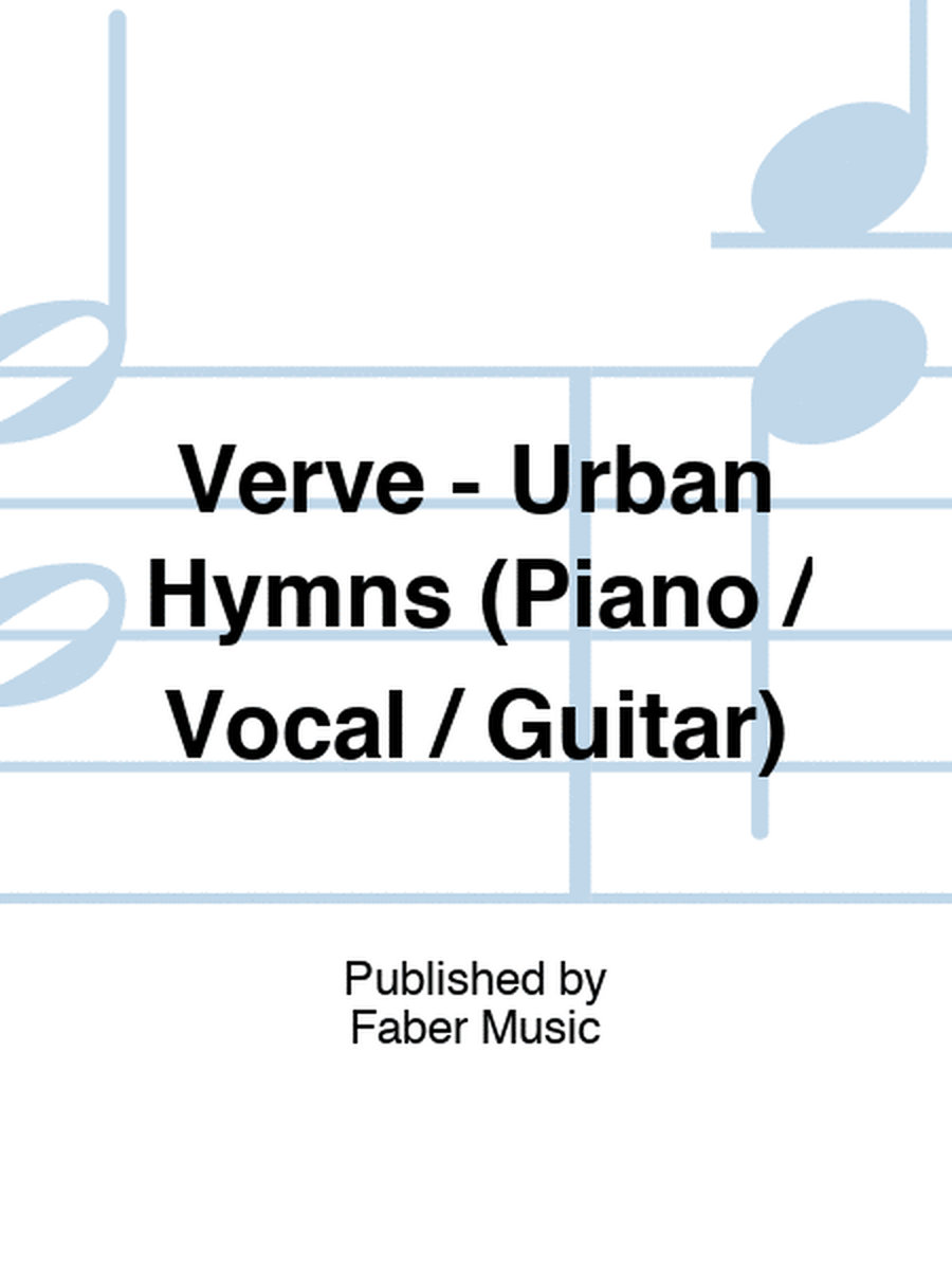 Verve - Urban Hymns (Piano / Vocal / Guitar)
