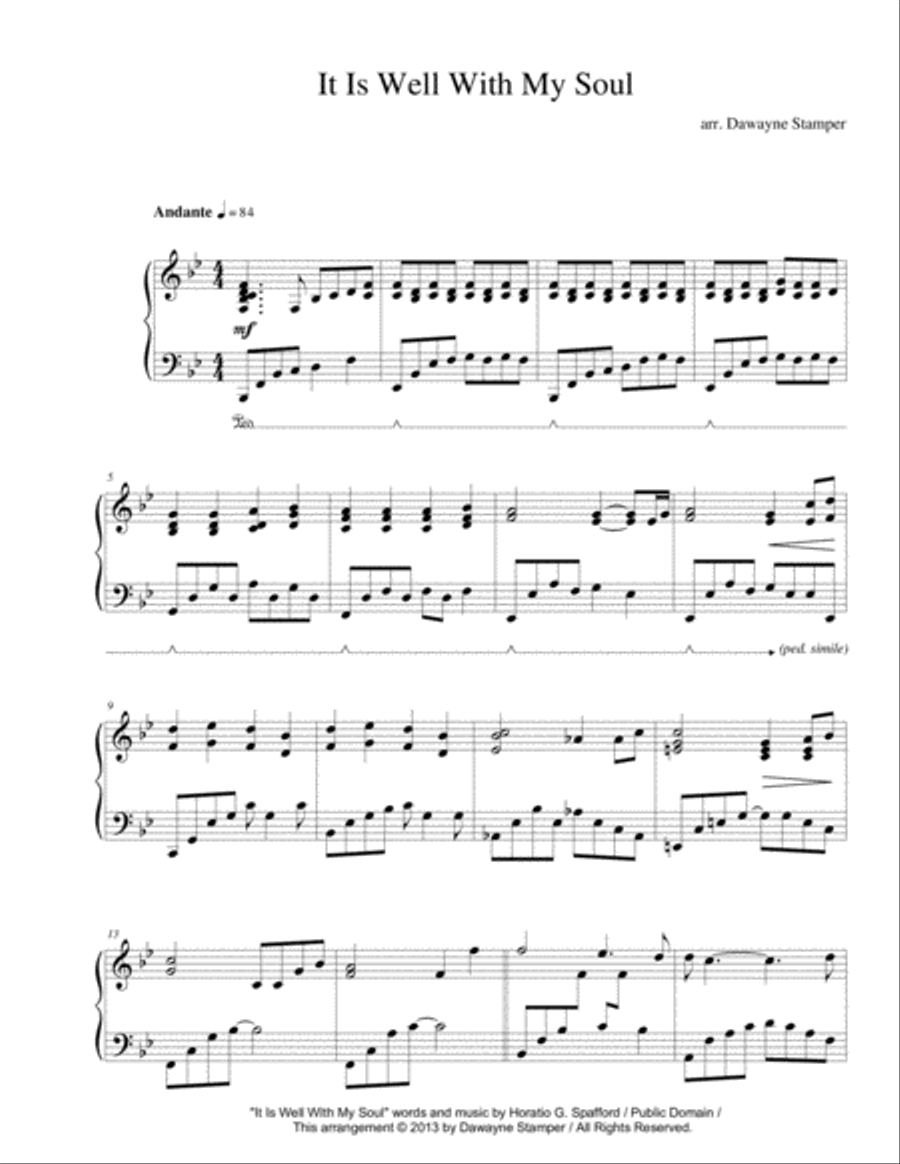 It Is Well With My Soul It Is Well With My Soul Piano Solo scores gallery preview page 2