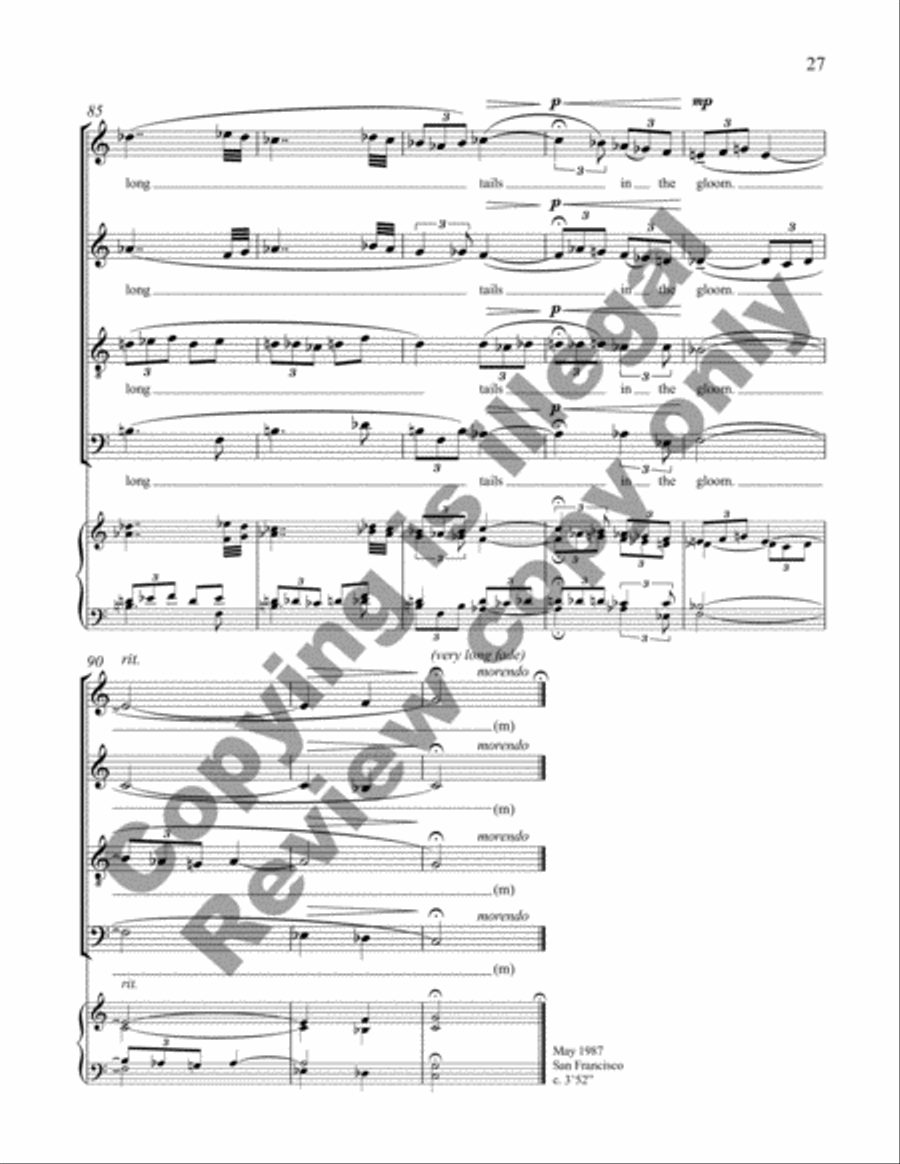Landscapes and Silly Songs Divisi scores gallery preview page 36