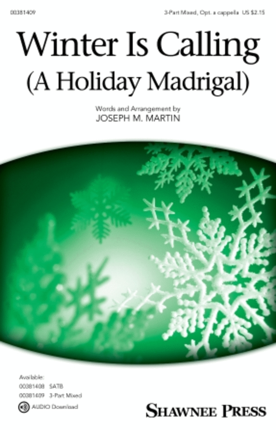 Winter Is Calling (A Holiday Madrigal) 3-Part scores gallery preview page 1