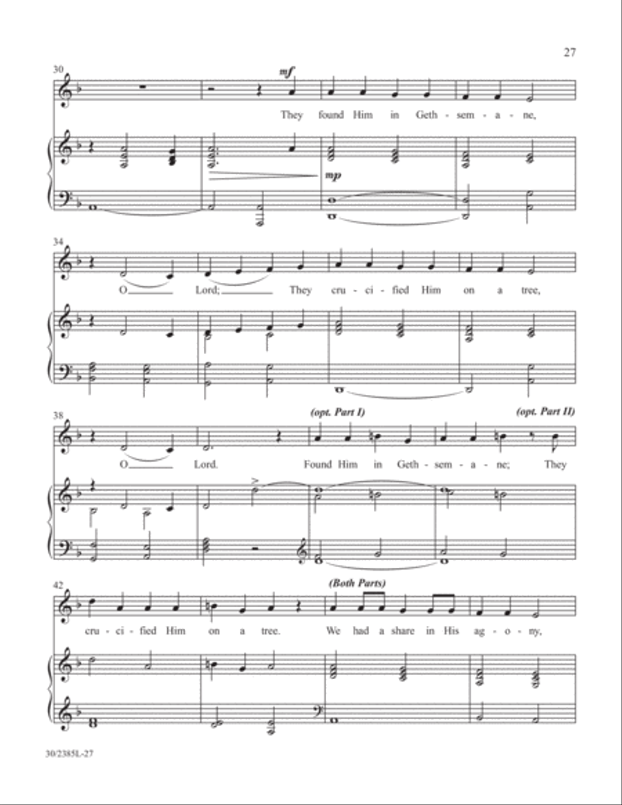 Simply Natalie Sleeth Unison Choir scores gallery preview page 28