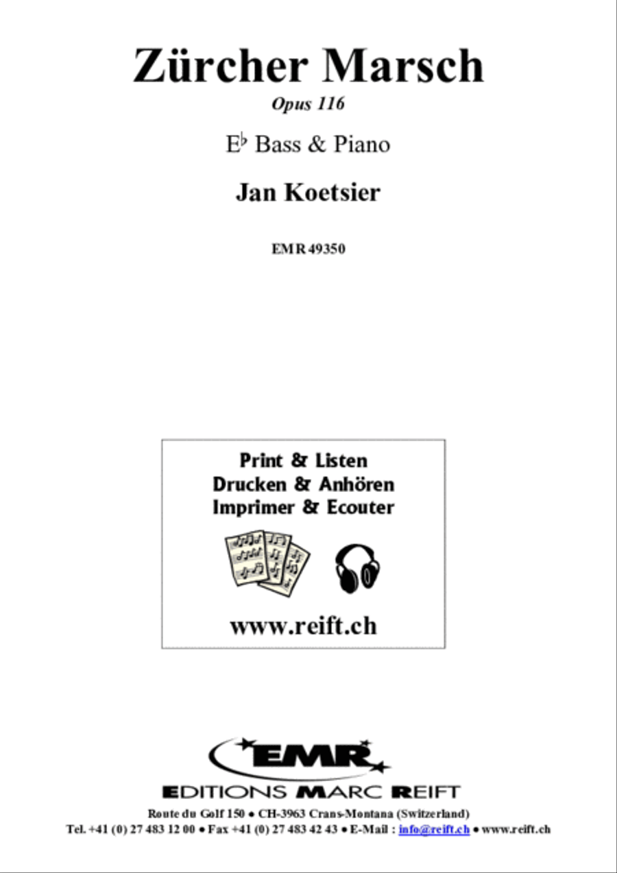 Zurcher Marsch Voice Solo scores gallery preview page 2