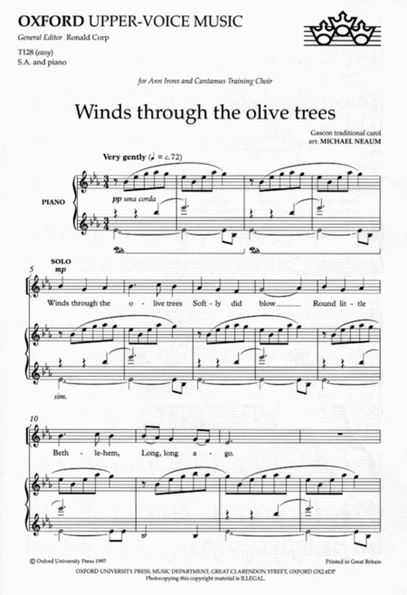 Winds through the olive trees