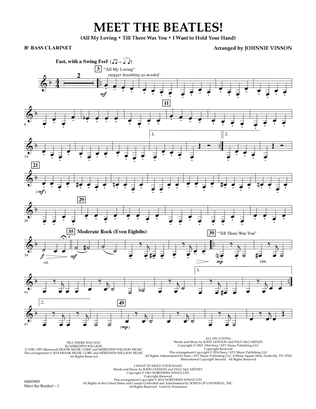 Meet the Beatles! - Bb Bass Clarinet