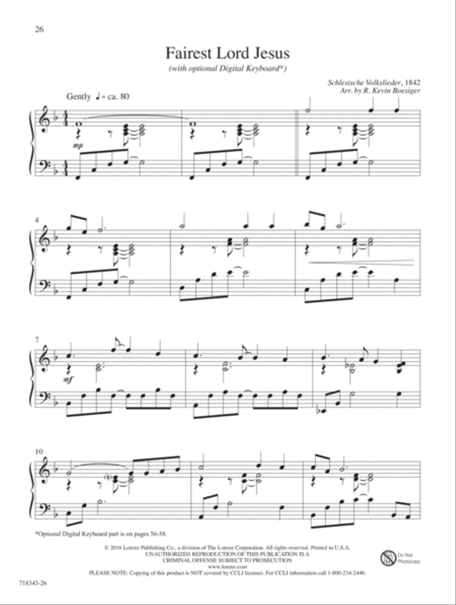 My Redeemer Piano Solo scores gallery preview page 15