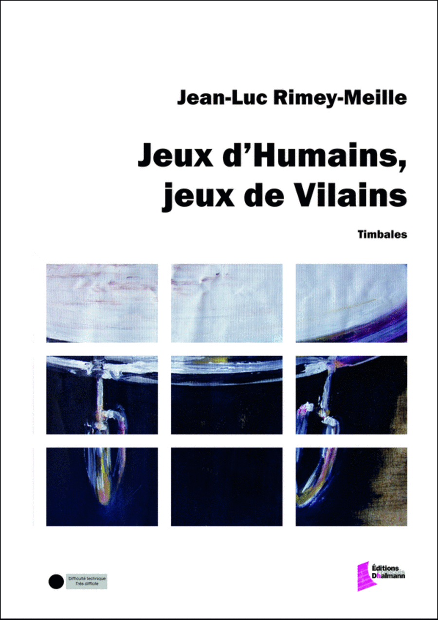 Jeux d'humains, jeux de vilains Percussion scores gallery preview page 1