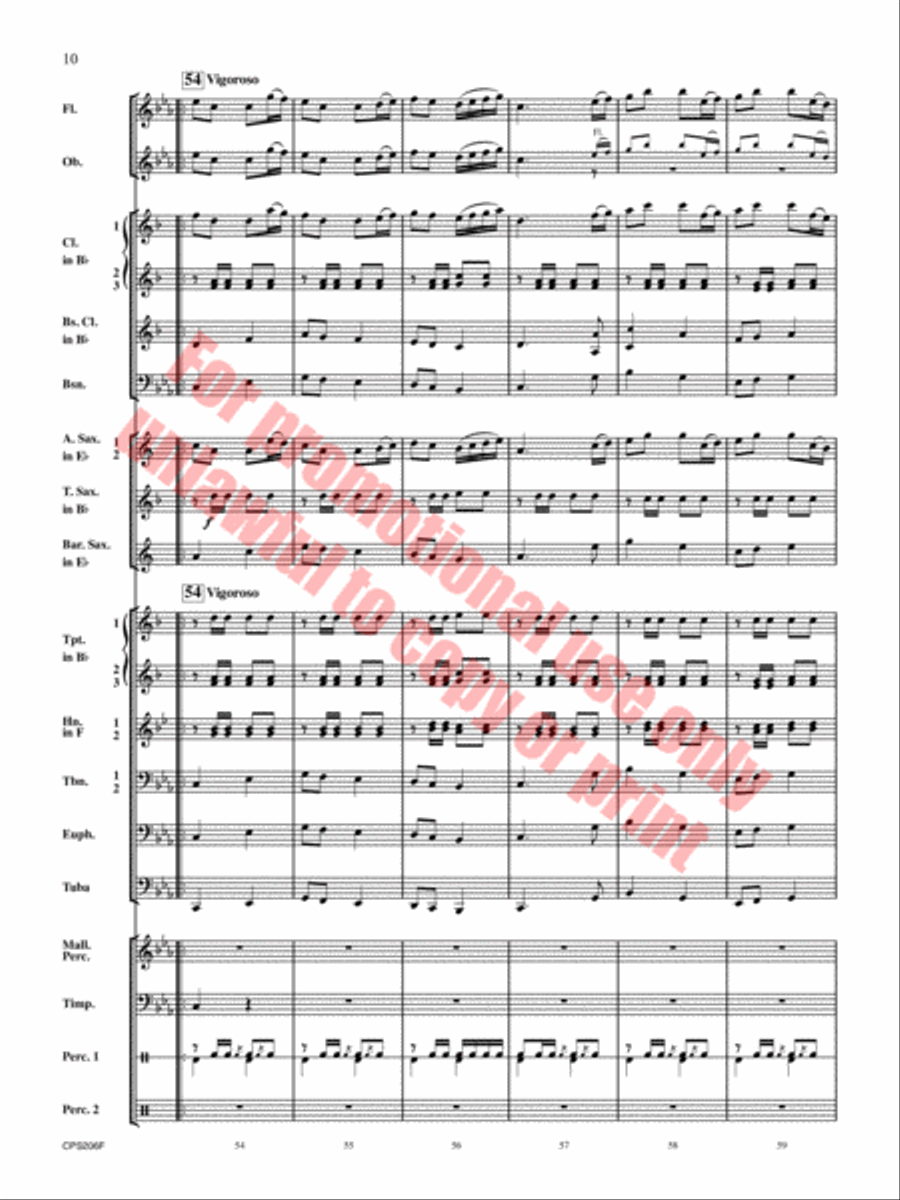 Dorian Dialogue Concert Band scores gallery preview page 11