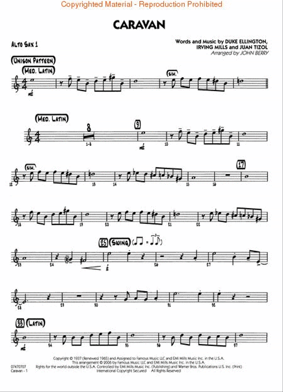 Caravan Caravan Jazz Ensemble scores gallery preview page 4