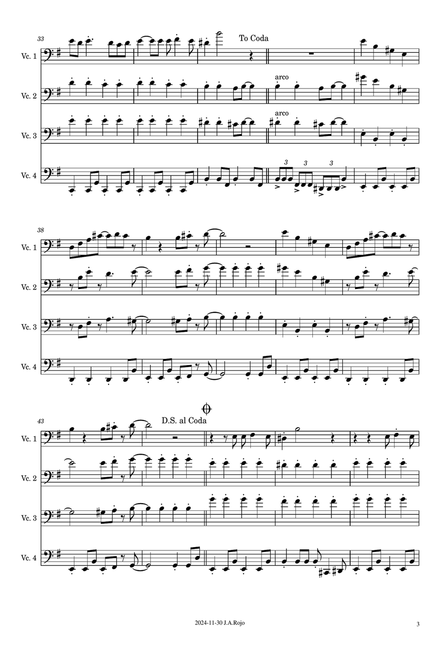 Happy Together String Quartet scores gallery preview page 3