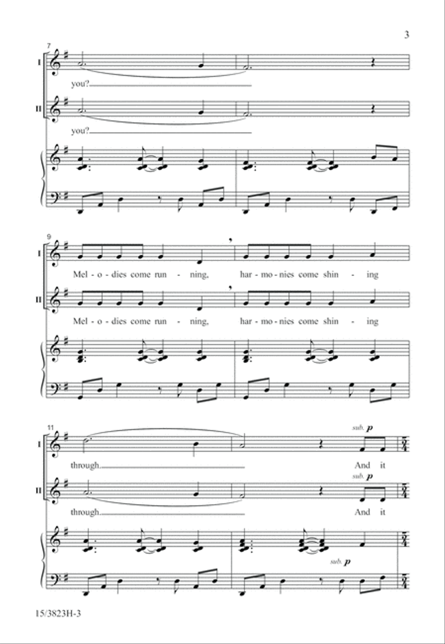 Isn't It Amazing? 2-Part scores gallery preview page 3