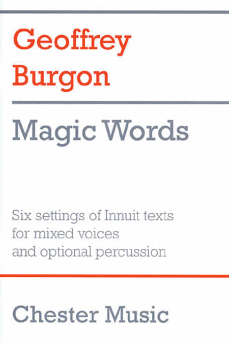 Geoffrey Burgon: Magic Words